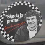 Jan Lammers-sticker op Škoda Octavia